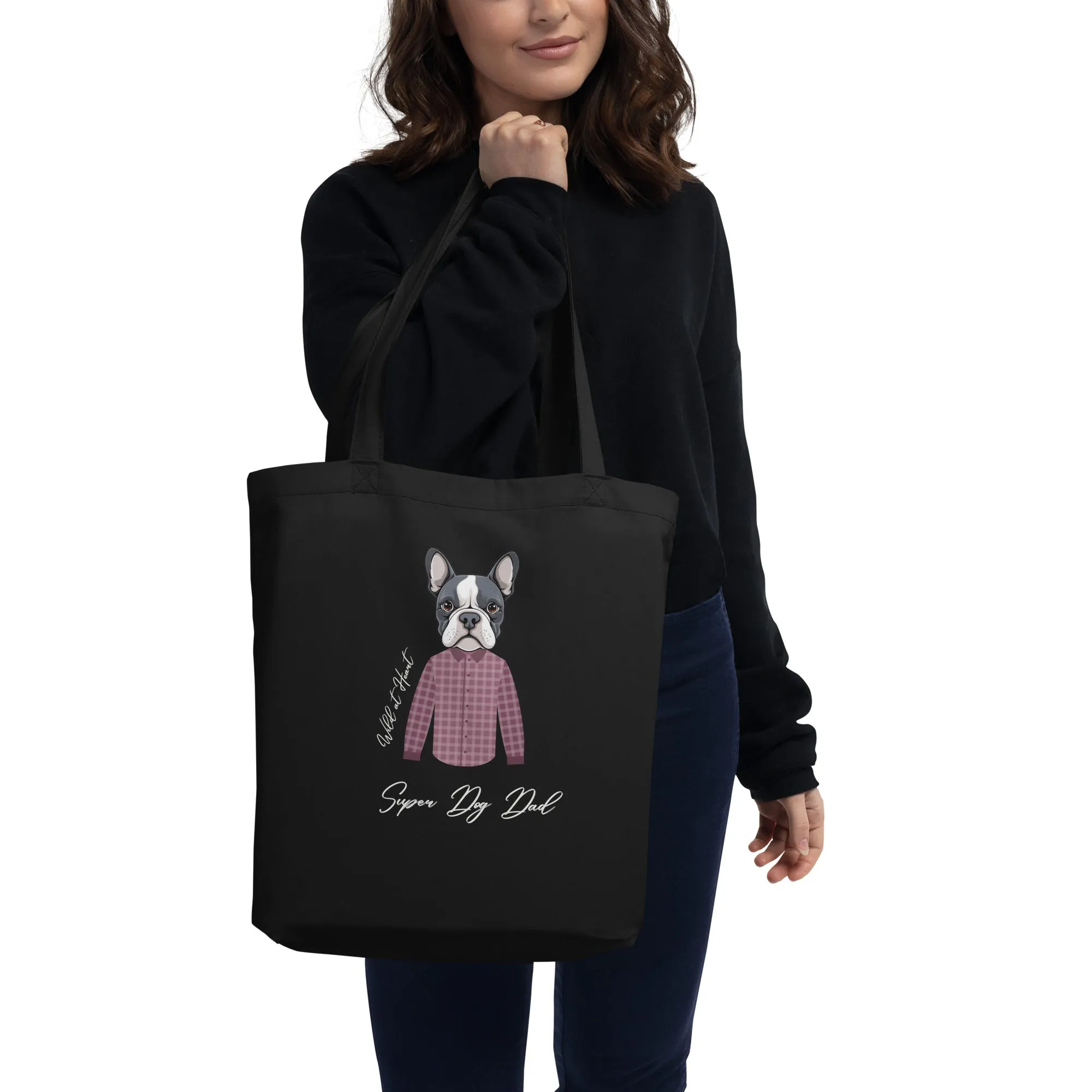 Super Dog Dad, sustainable Tote Bag