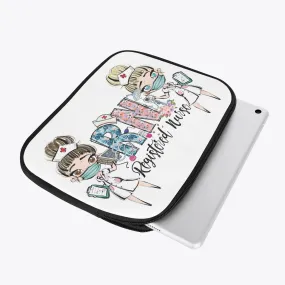 Tablet Sleeve - Nurse, Rn, Registered Nurse, awd-639