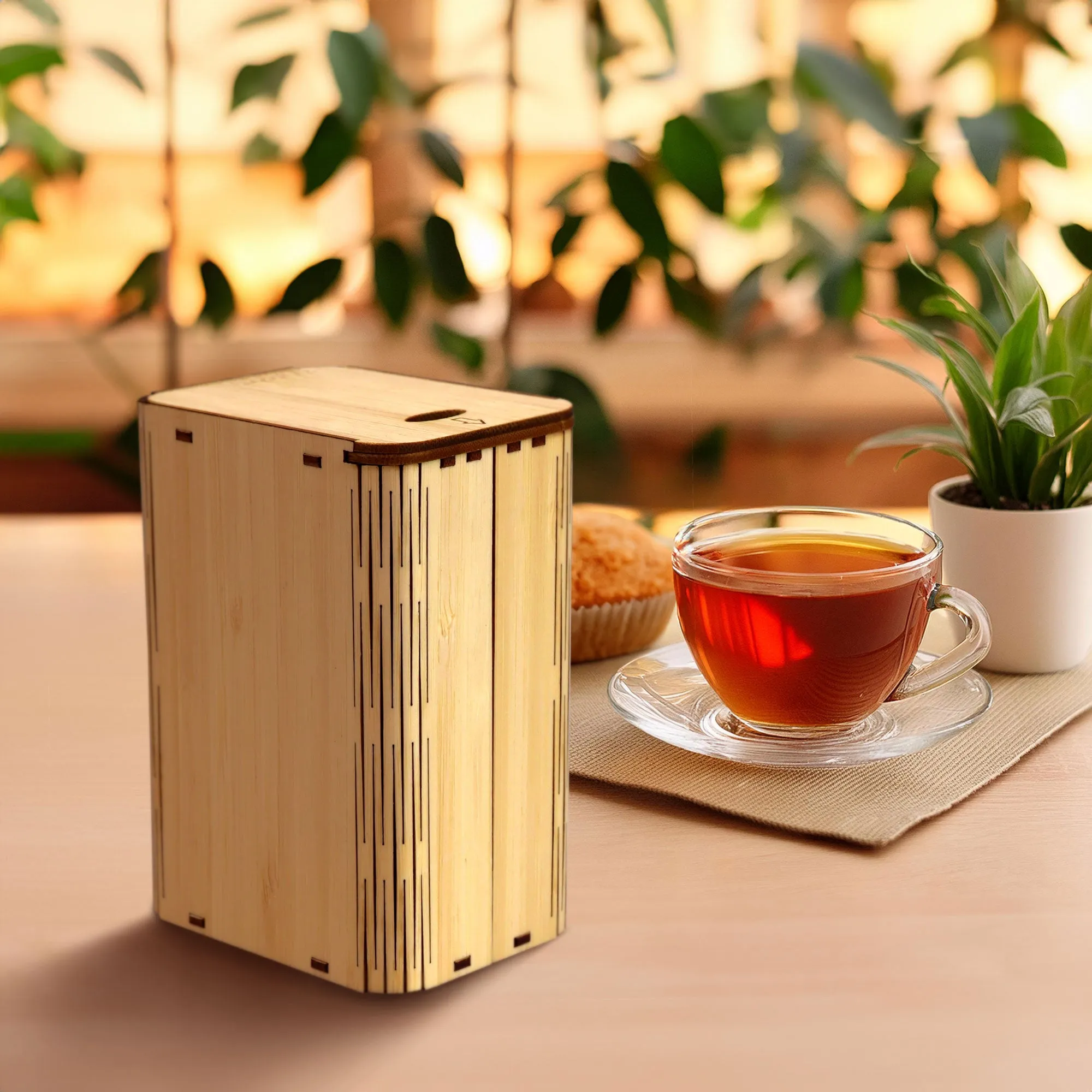 Tea Bag Organizer With Lid