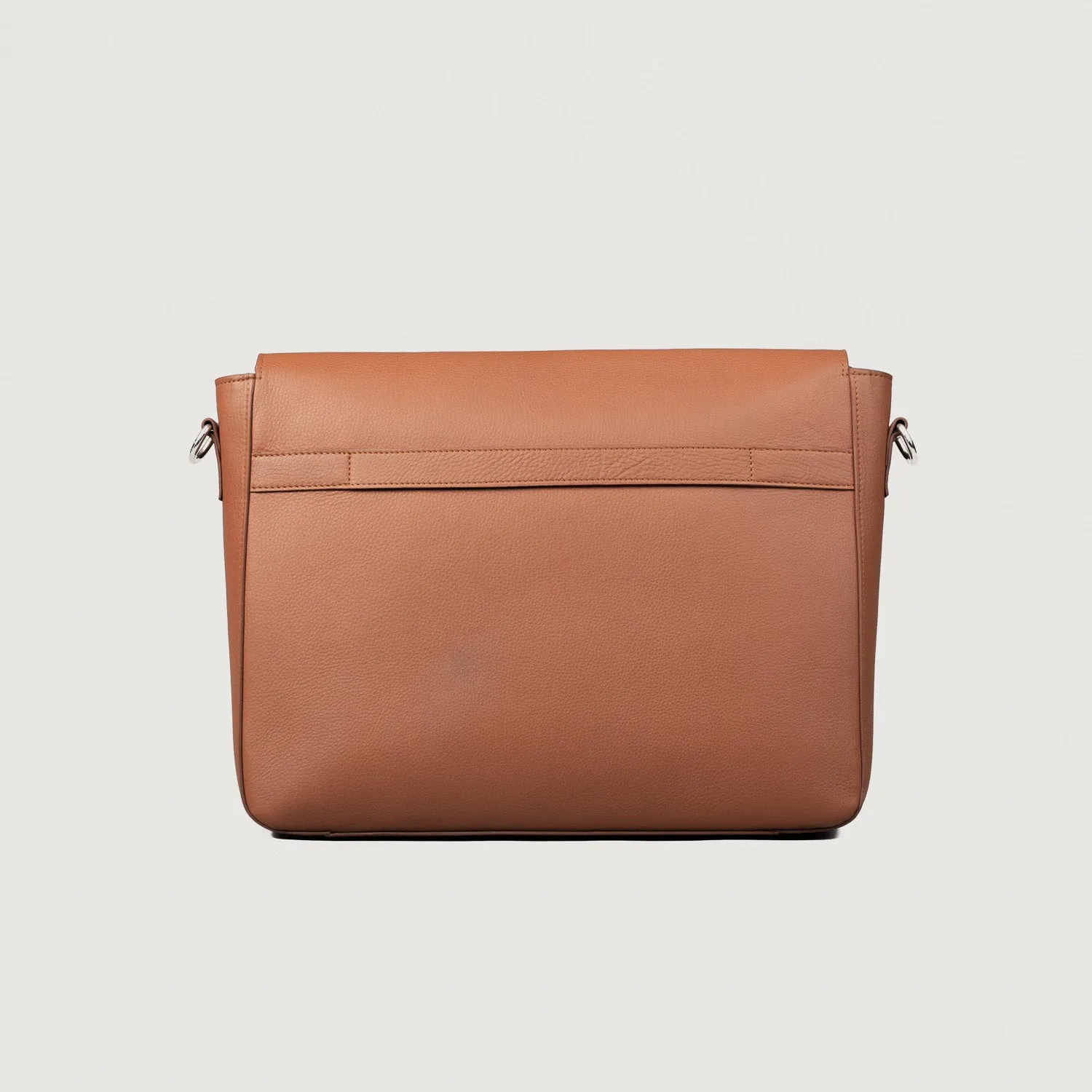 The Carismatico Brown Leather Messenger Bag