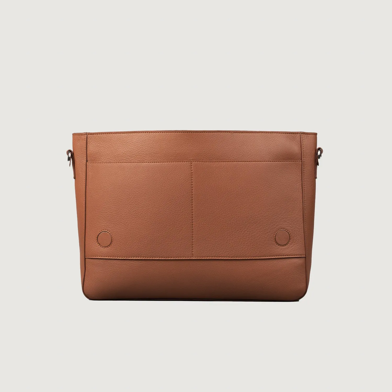 The Carismatico Brown Leather Messenger Bag