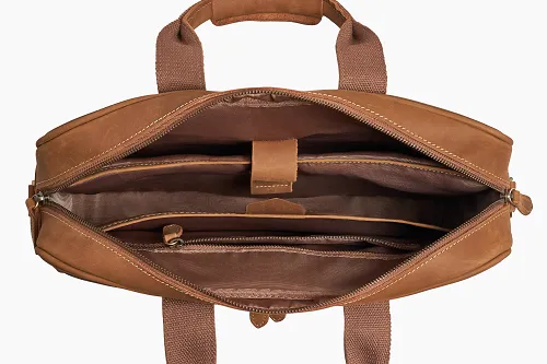 The Executive Leather Laptop Bag