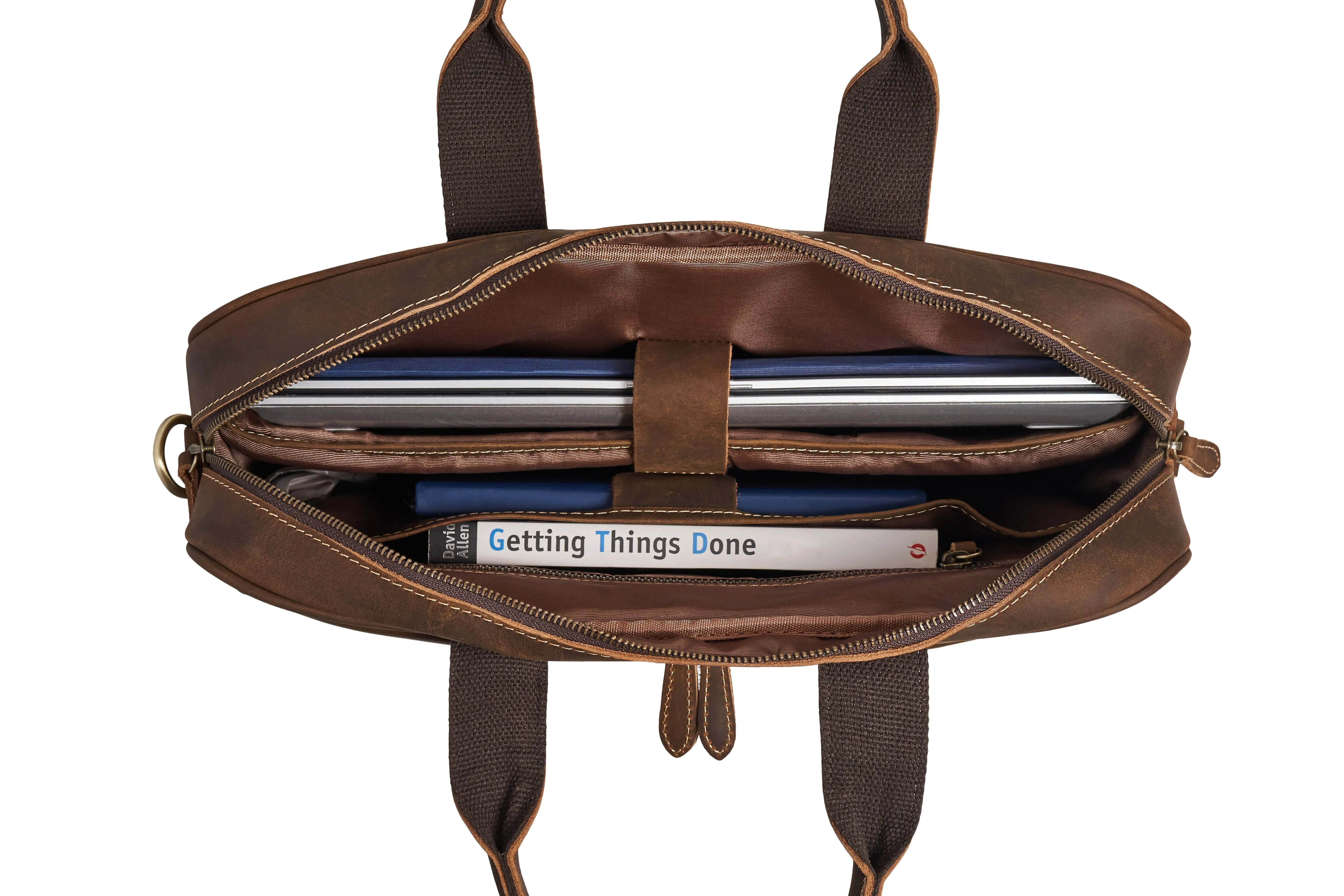 The Executive Leather Laptop Bag