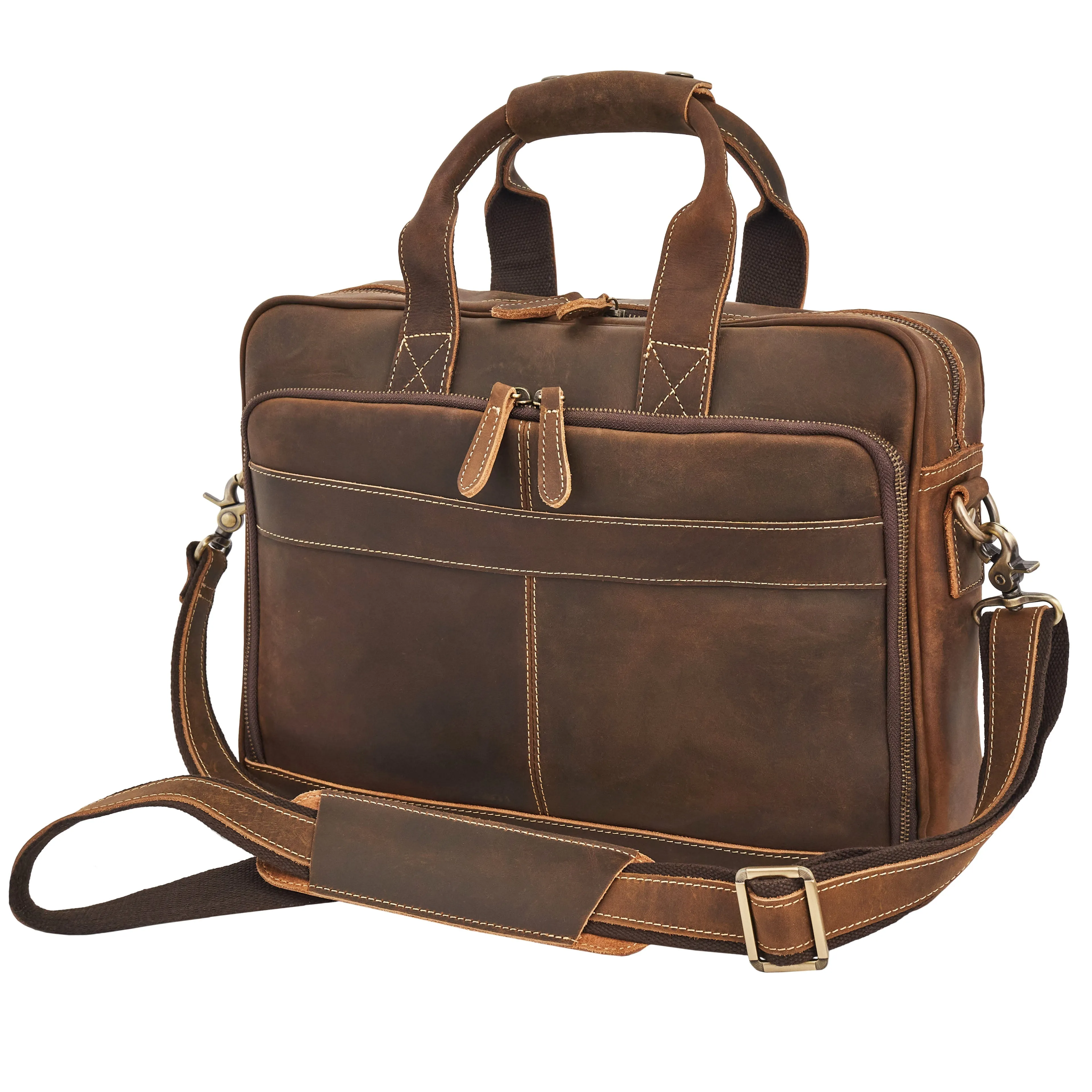 The Executive Leather Laptop Bag