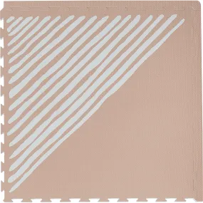 Toddlekind Premium Foam Playmats | Sandy Lines - Sea Shell