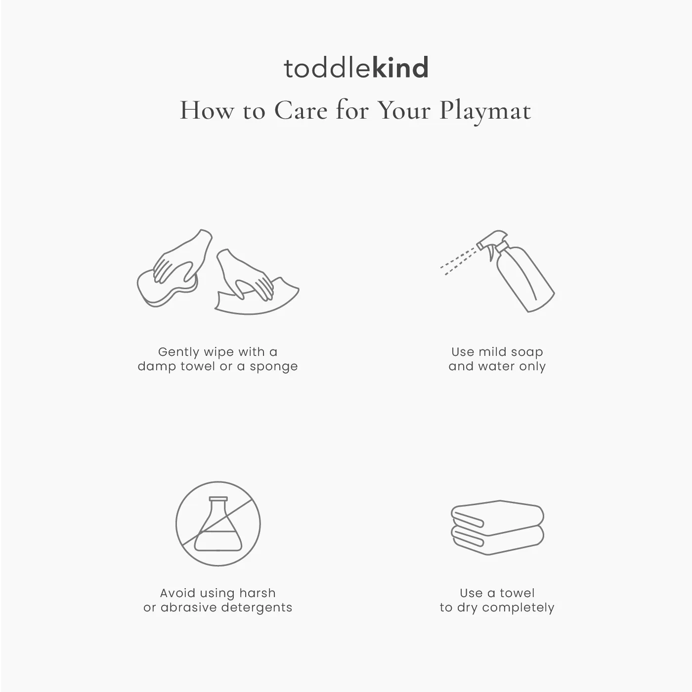 Toddlekind Premium Foam Playmats | Sandy Lines - Sea Shell