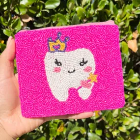 Tooth Fairy Beaded Coin Purse