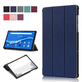 Tri-fold bracket leather case for Lenovo Tablet Tab M10 FHD Plus X606F/X Tablet Case