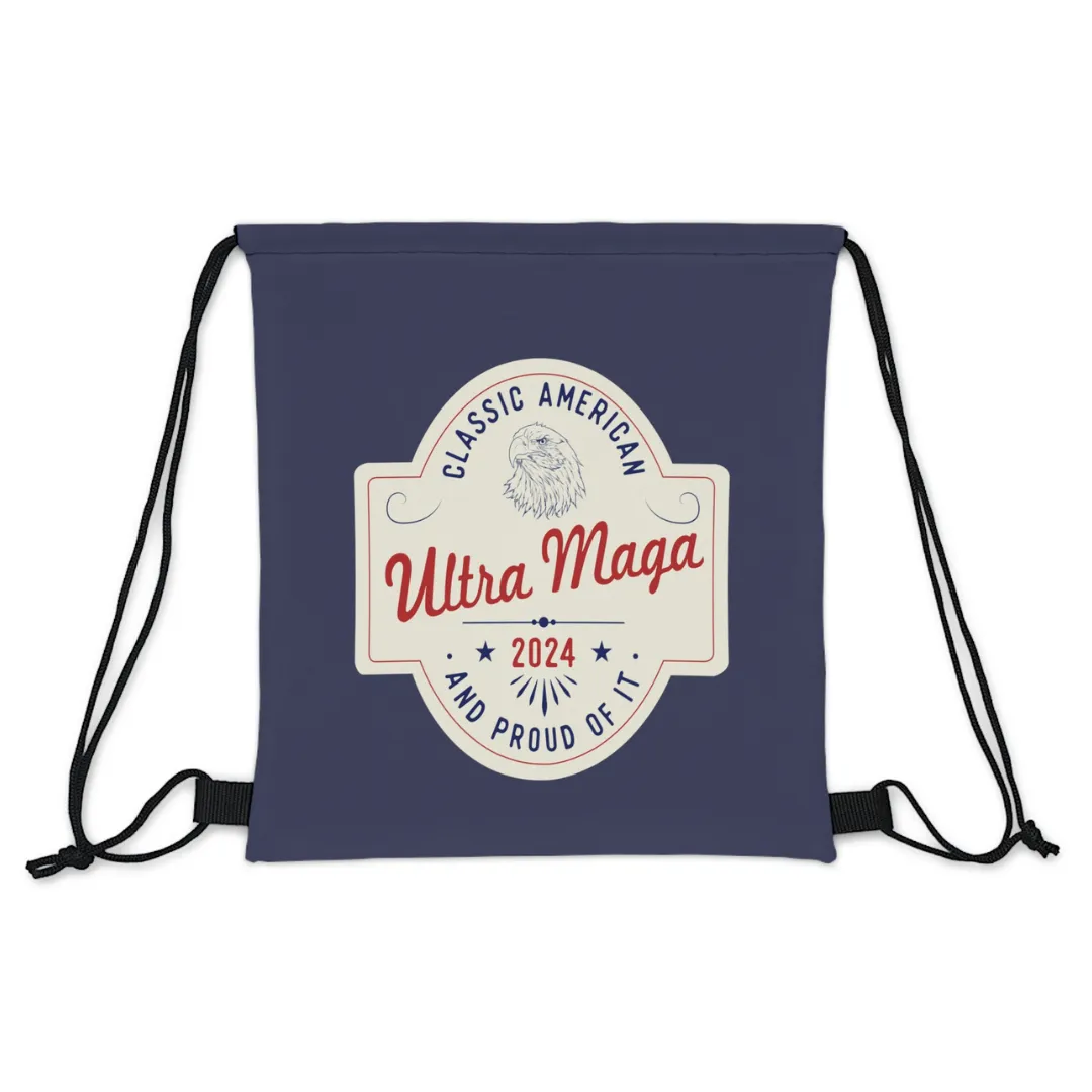 Ultra MAGA "Classic American and Proud of It" Drawstring Bag