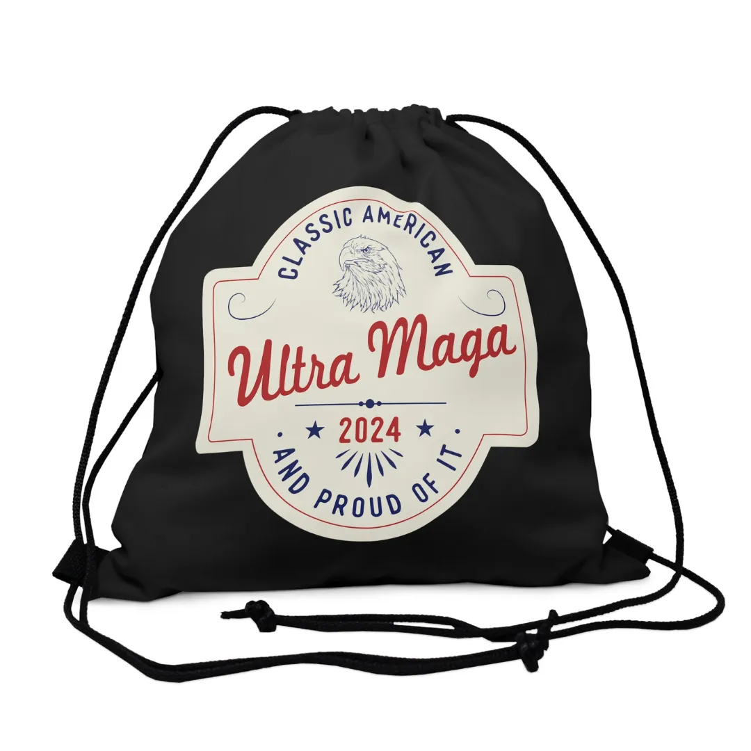 Ultra MAGA "Classic American and Proud of It" Drawstring Bag