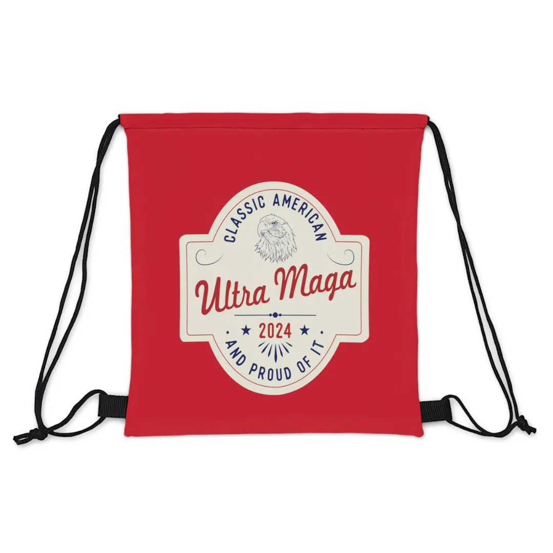 Ultra MAGA "Classic American and Proud of It" Drawstring Bag