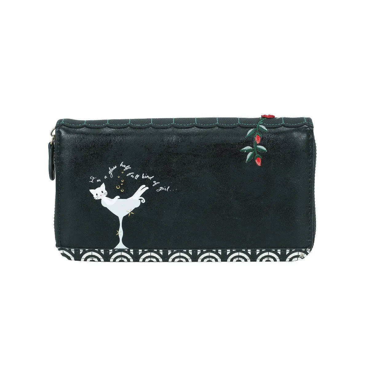 Vendula's Purrlesque Club Large Ziparound Wallet