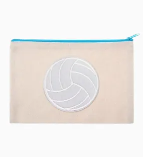 Volleyball Patch Travel/Toiletry/Cosmetic Bag