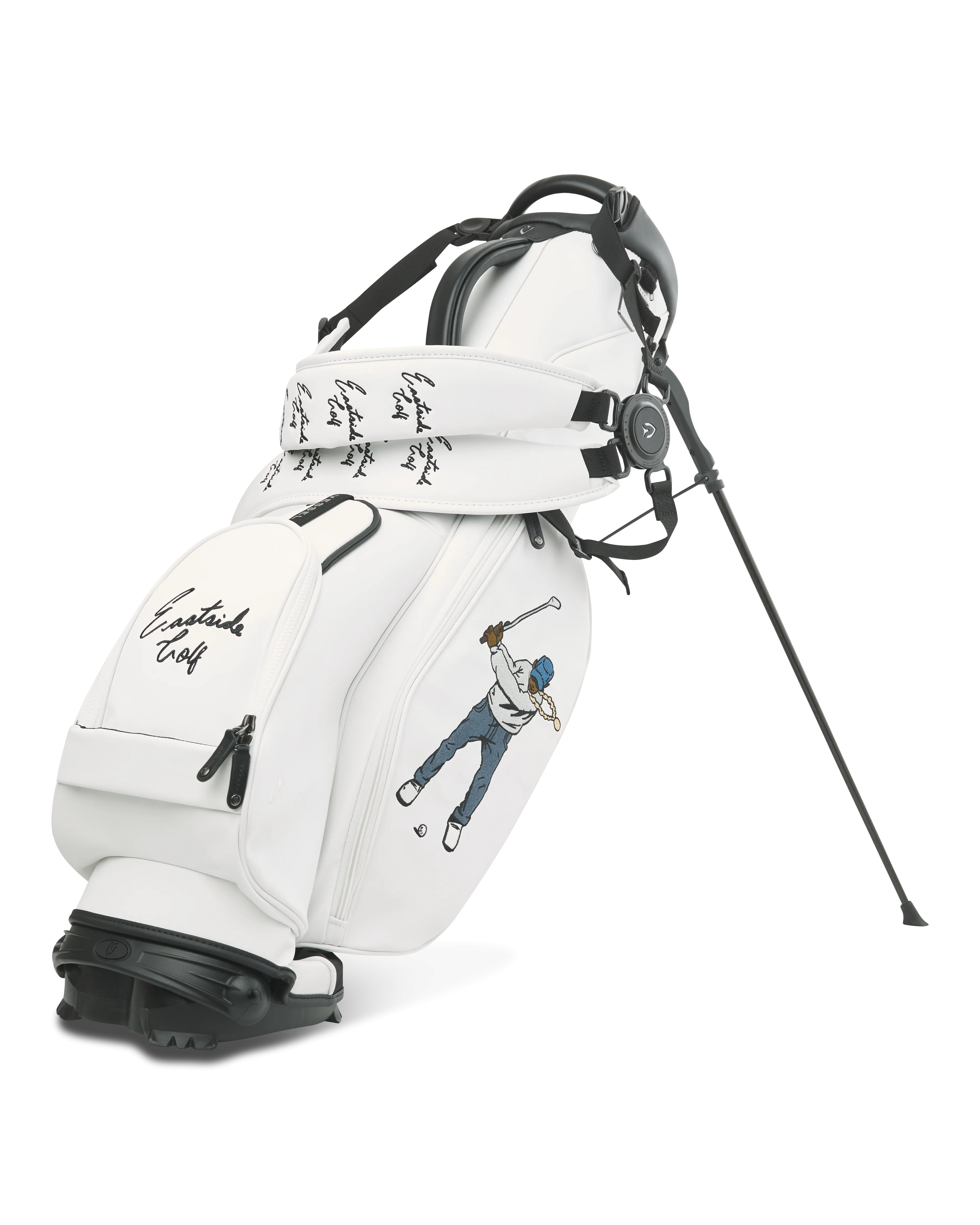 White Eastside Golf Stand Bag