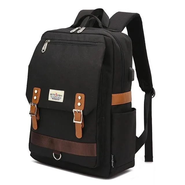 Women's Large School Vintage Backpack