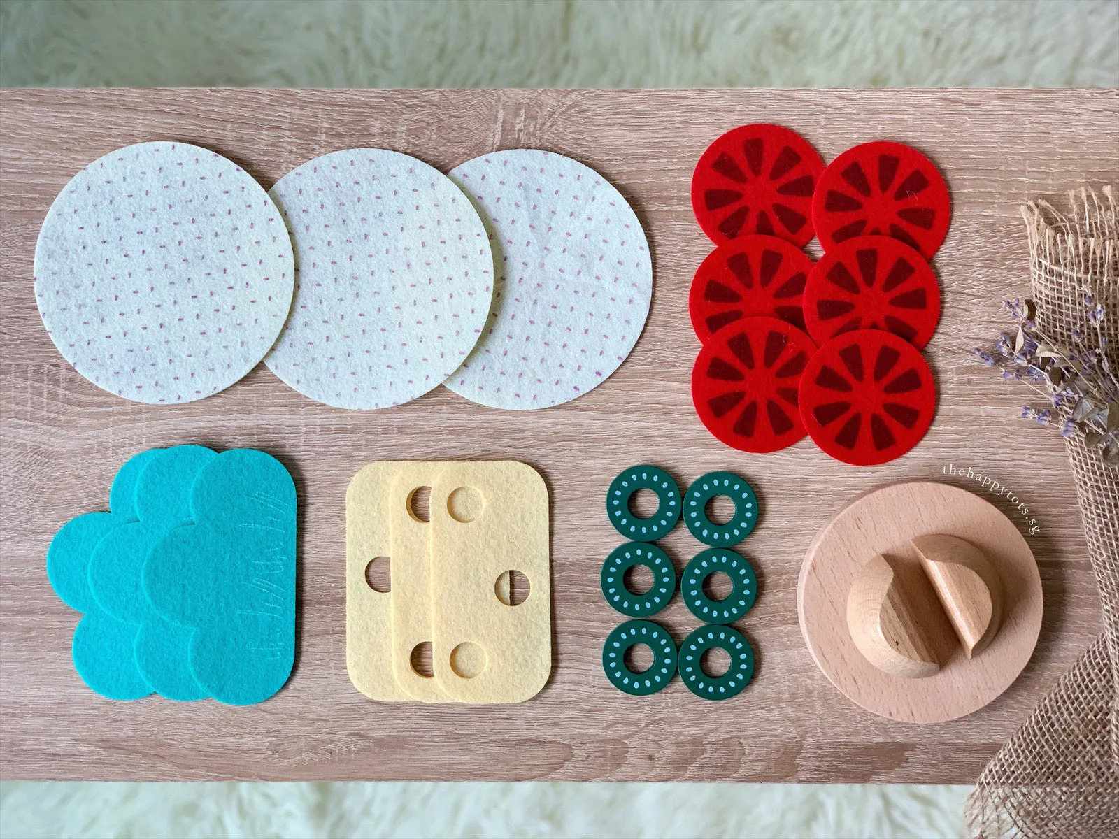 Wood & Felt Taco Play Set