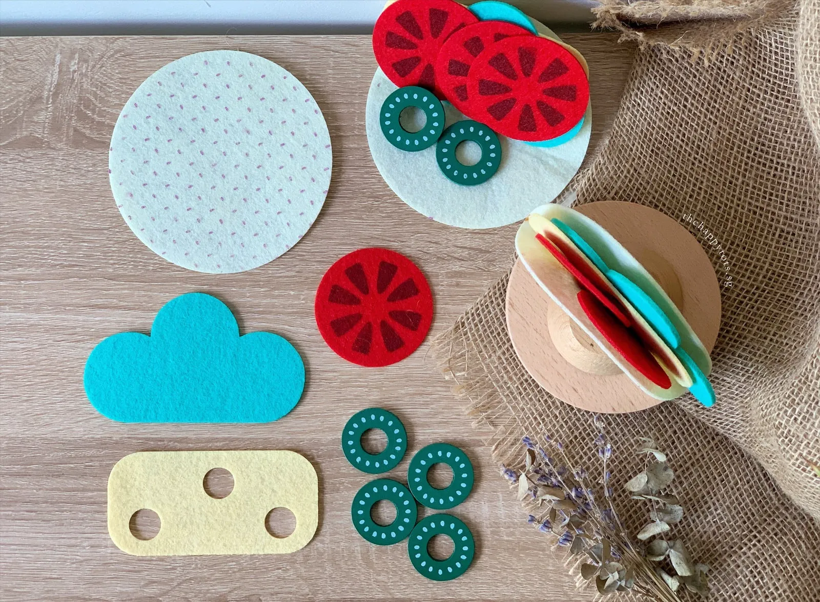 Wood & Felt Taco Play Set