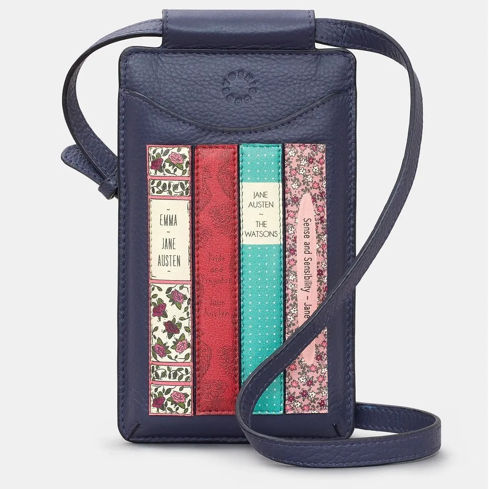 Yoshi Jane Austen Bookworm Navy Phone Case