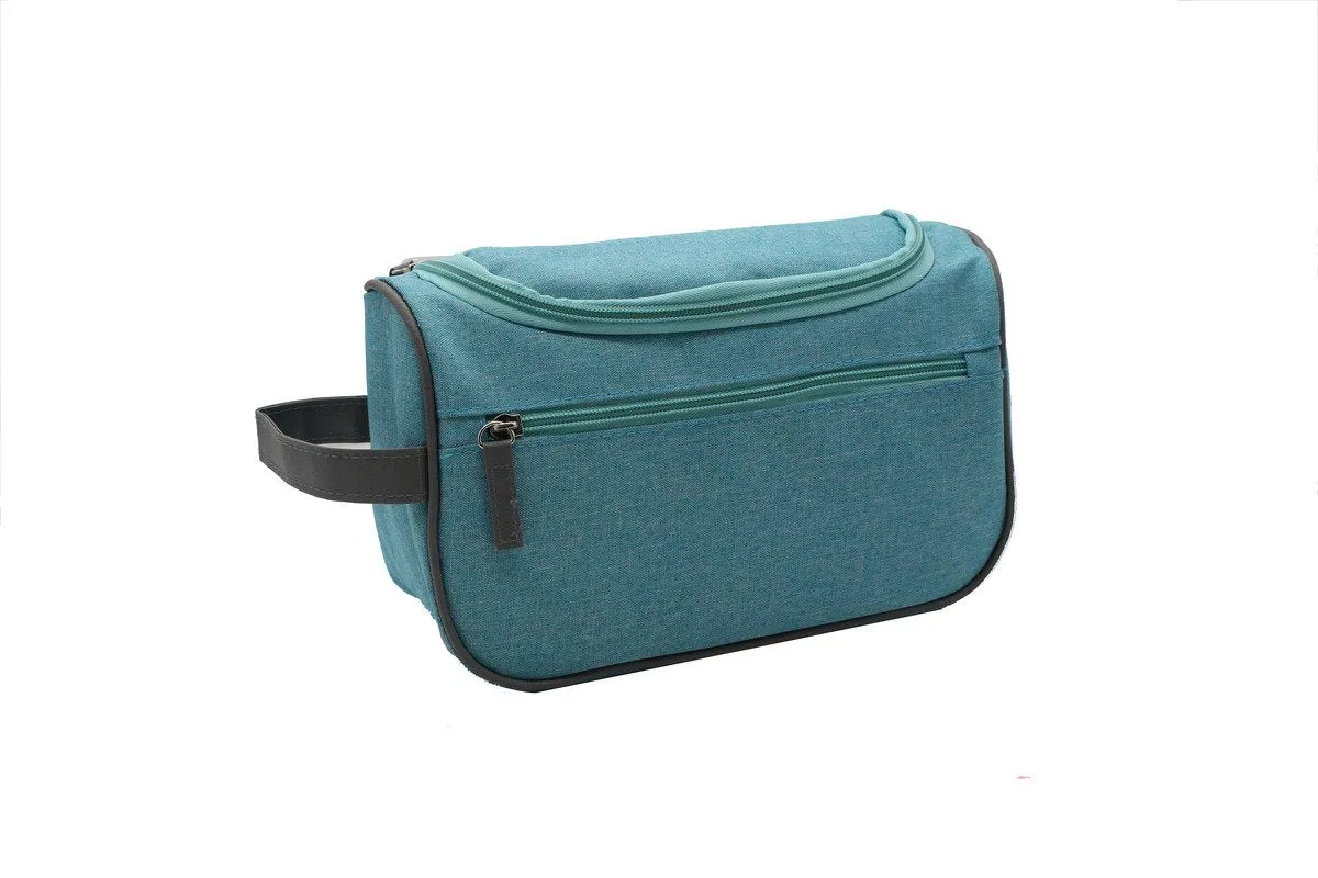 Zippered Toiletry Bag With Hanging Hook For Travel